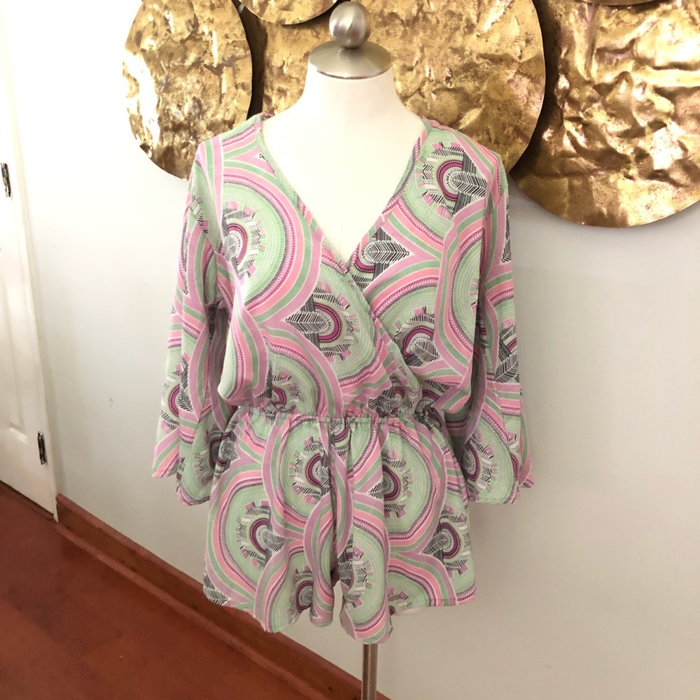 Printed romper